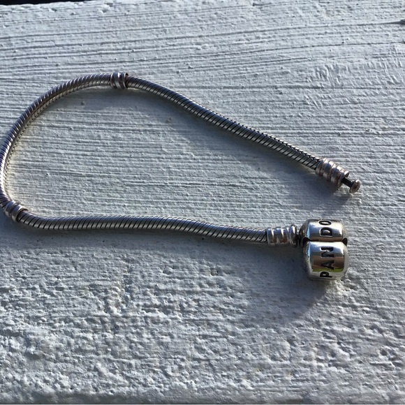 Pandora Moments Snakechain Sterling Silver Starter Bracelet - Picture 2 of 5